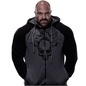 Jaqueta Moletom Cinza/Preto