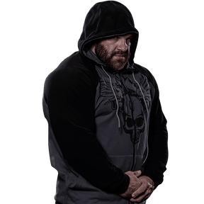 Jaqueta Moletom Cinza/Preto