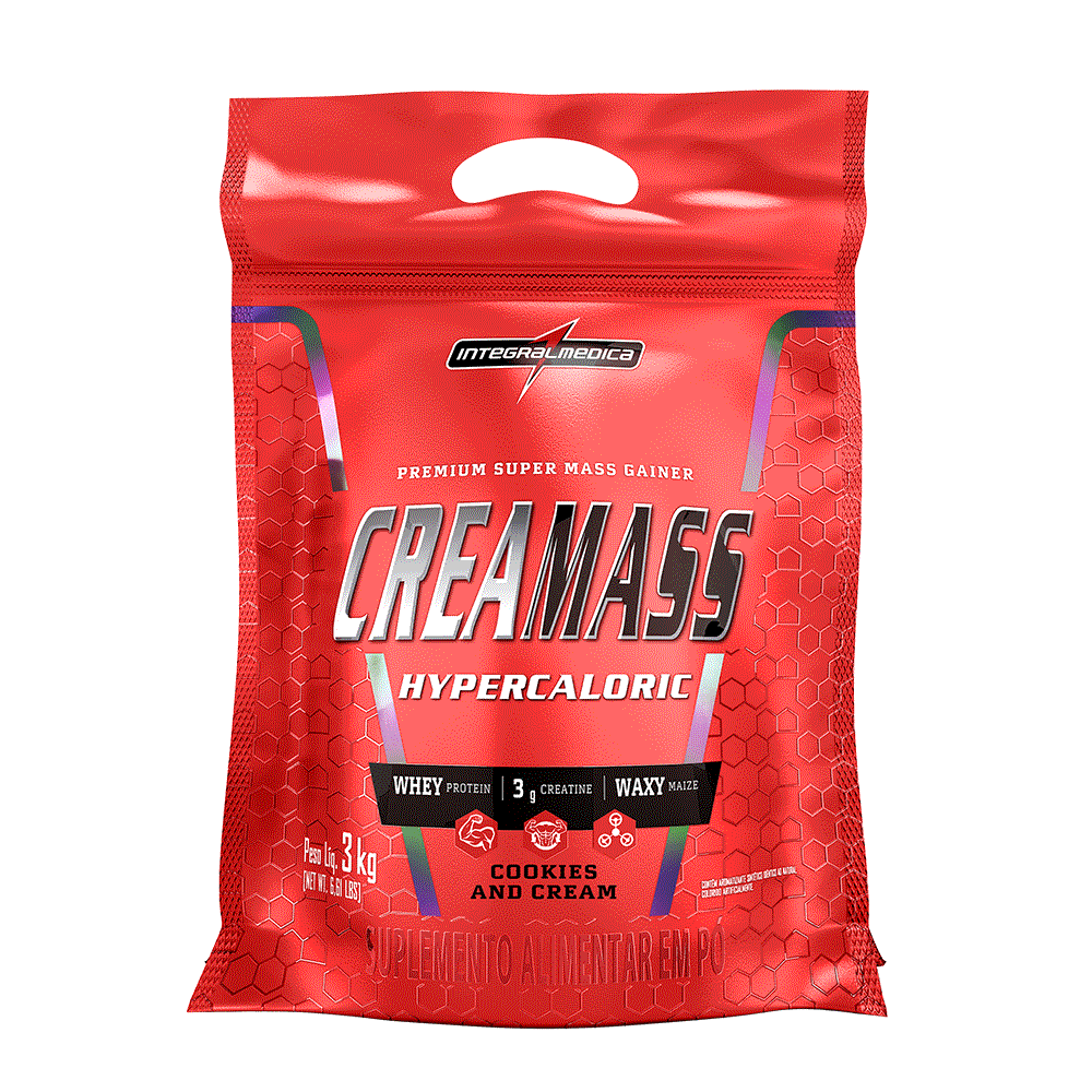 Creamass Hipercalorico com Creatina 3Kg