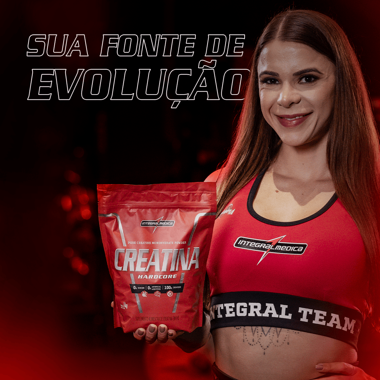 Creatina 1kg em pó 100% pura