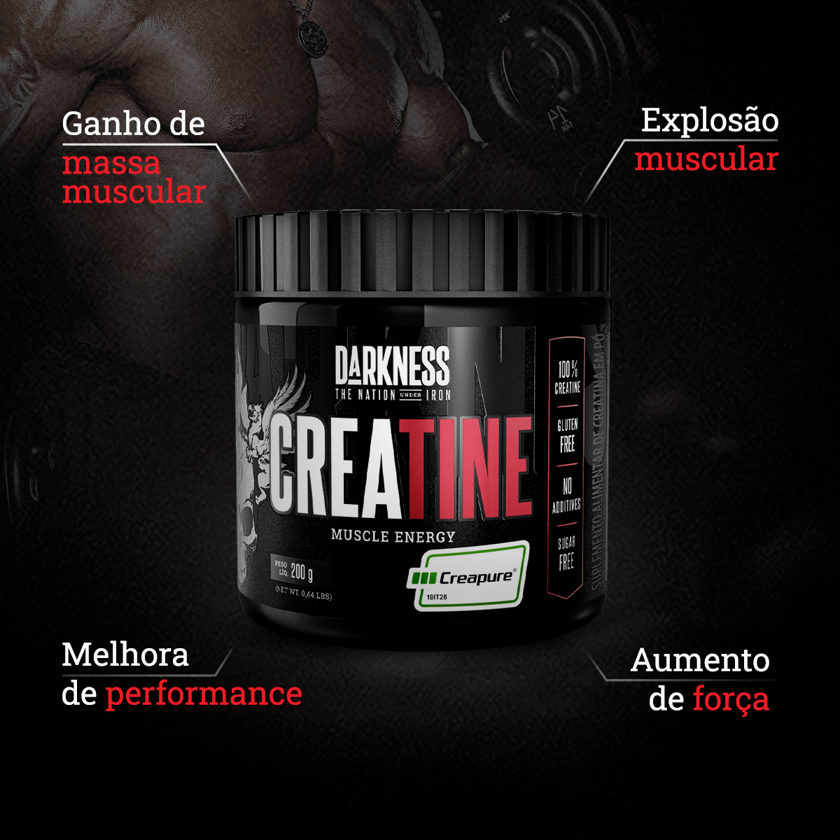 Creatina Pura Creapure 200g