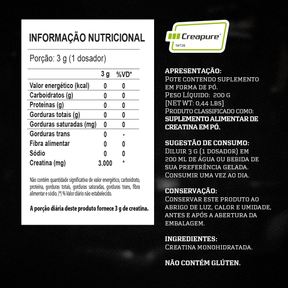 Creatina Pura Creapure 200g