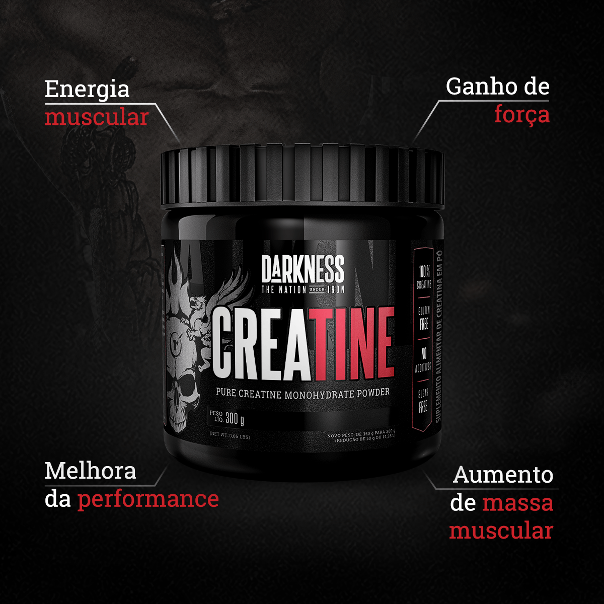 Creatina Monohidratada 300g