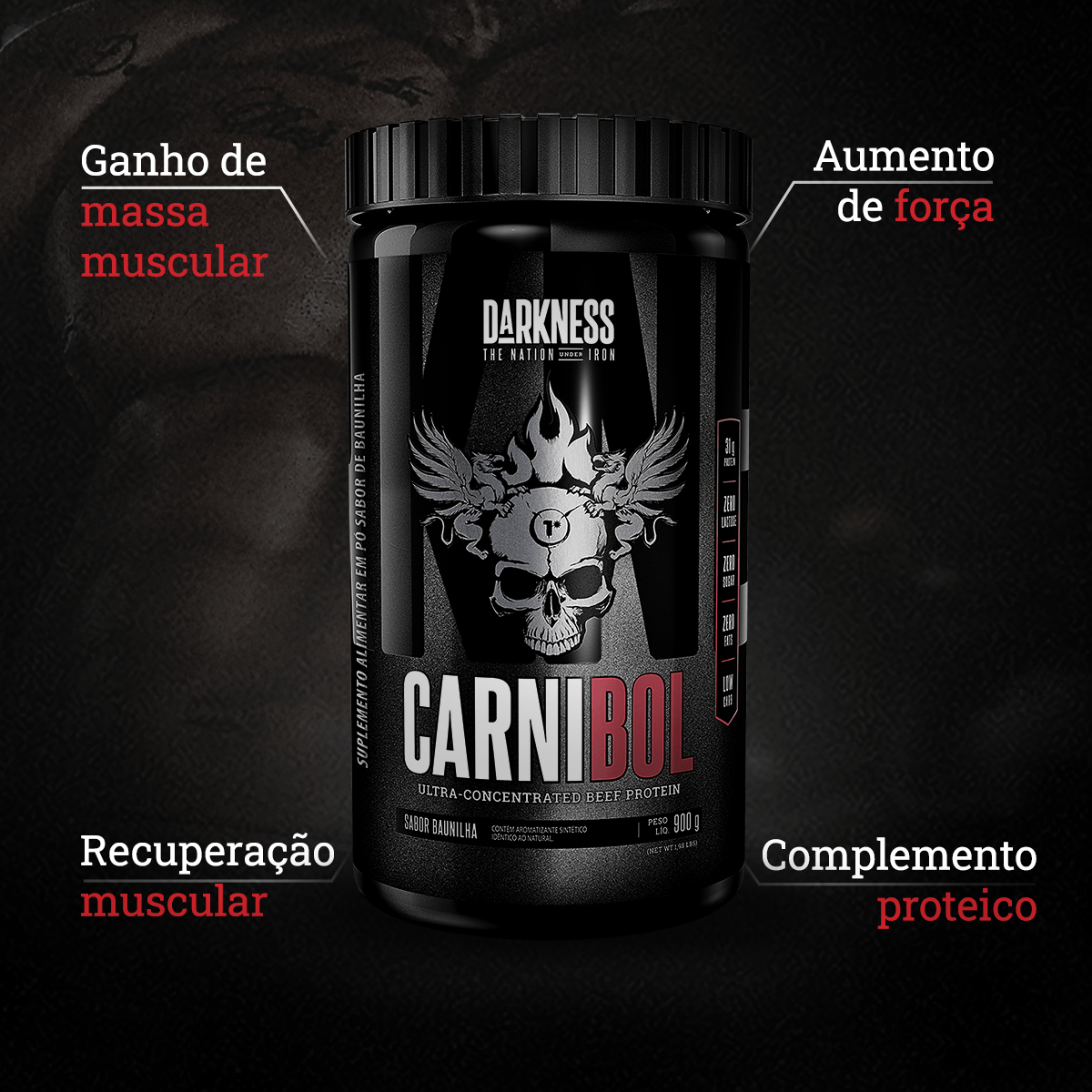 Proteína de Carne 900g Carnibol