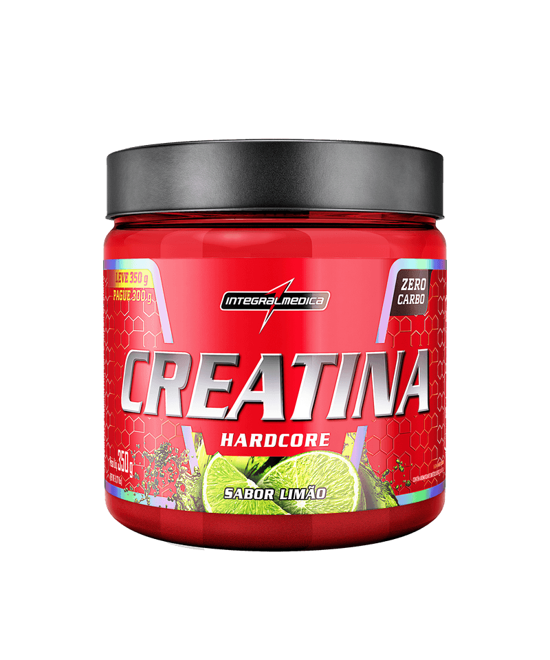 Creatina 350g Hardcore Com Sabor